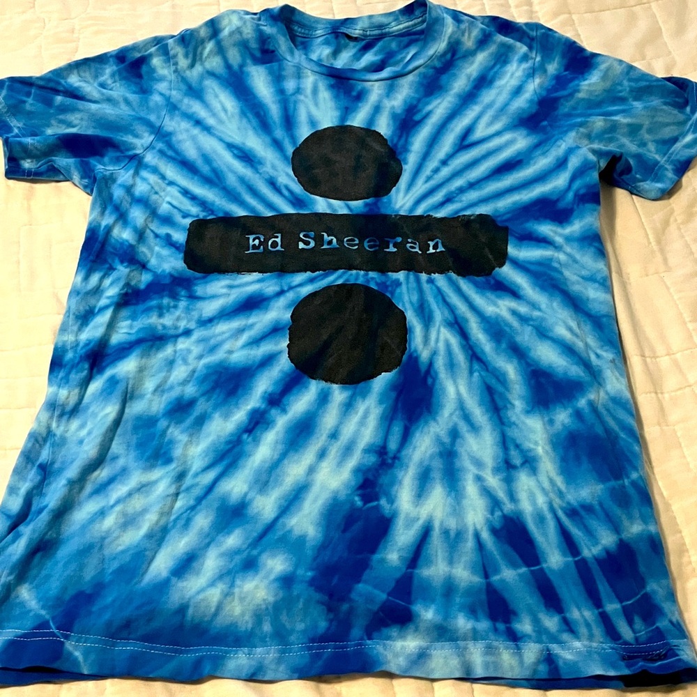 Blue Tie-Dye Ed Sheeran T-Shirt